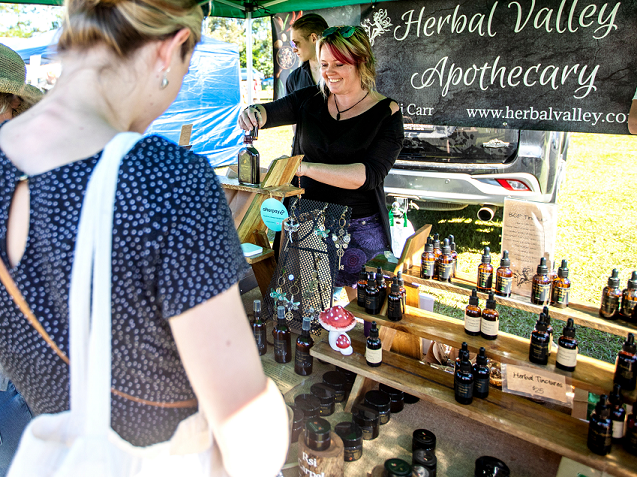 Herbal Valley Stall-participant - HerbFest - supporting bioregional herbalism - learning herbs - herbal products, herbal skincare - Everyday Empowered