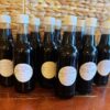 Bottles of Elderberry Syrup. Winter wellness and herbs to boost immunity.