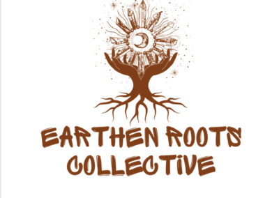 Earthen Roots Collective, sponsoring Sunshine Coast HerbFest - June 16, 2024. Logo of Earthen Roots Collective logo.